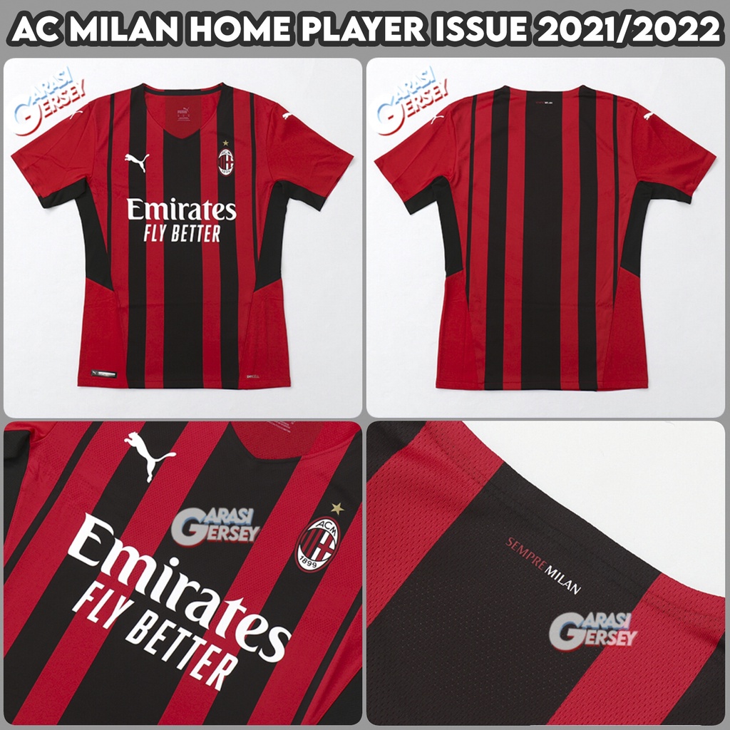 Jersey Milan Home Player Issue 2021/2022 Heat.Rdy