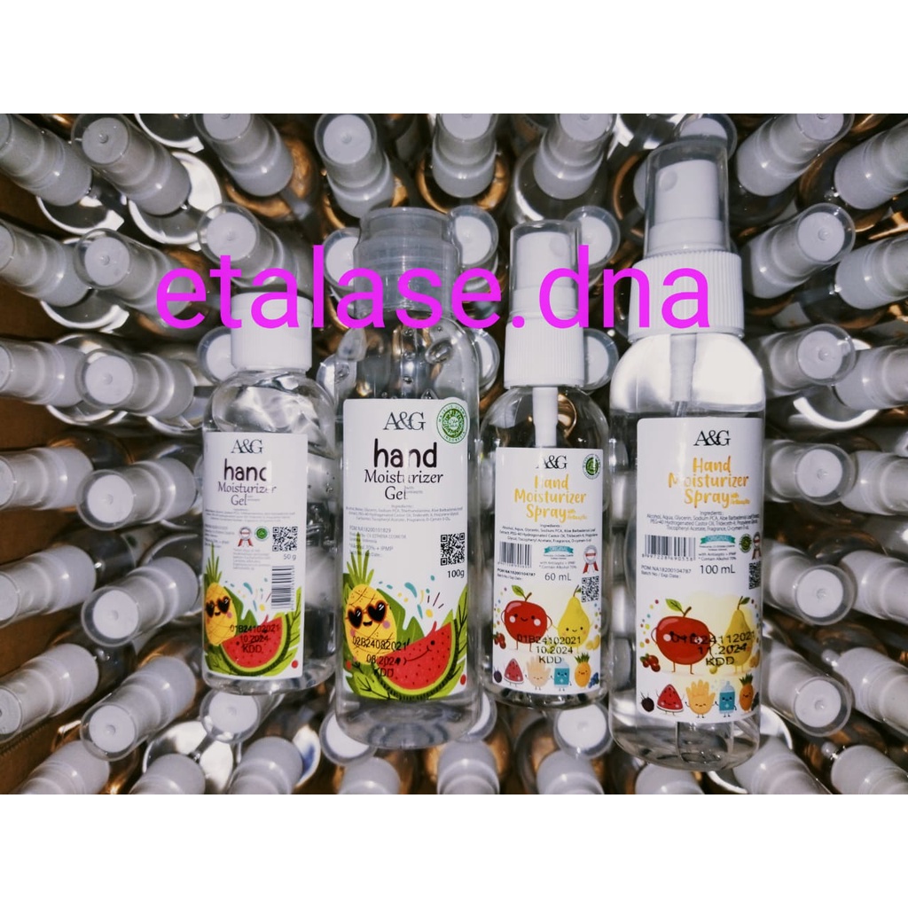 HandSanitizer Cair Spray 60ml dan 100ml/ Hand Sanitizer gel 100g 50g Aroma buah