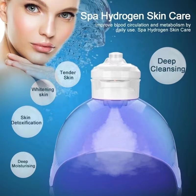 hydrogen mask oxygen masker H2 O2 dengan PDT LIGHT 3 WARNA