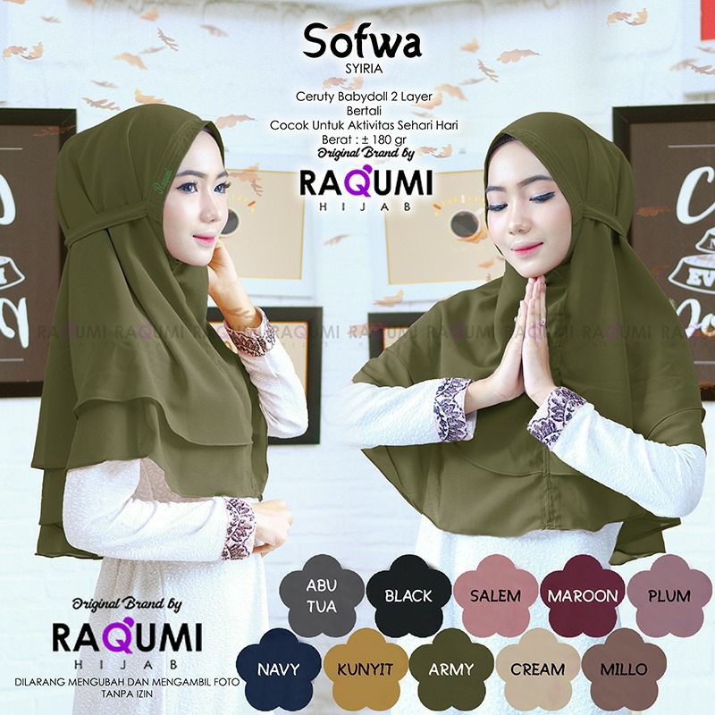 Sofwa ori by Raqumi x MNV hijab