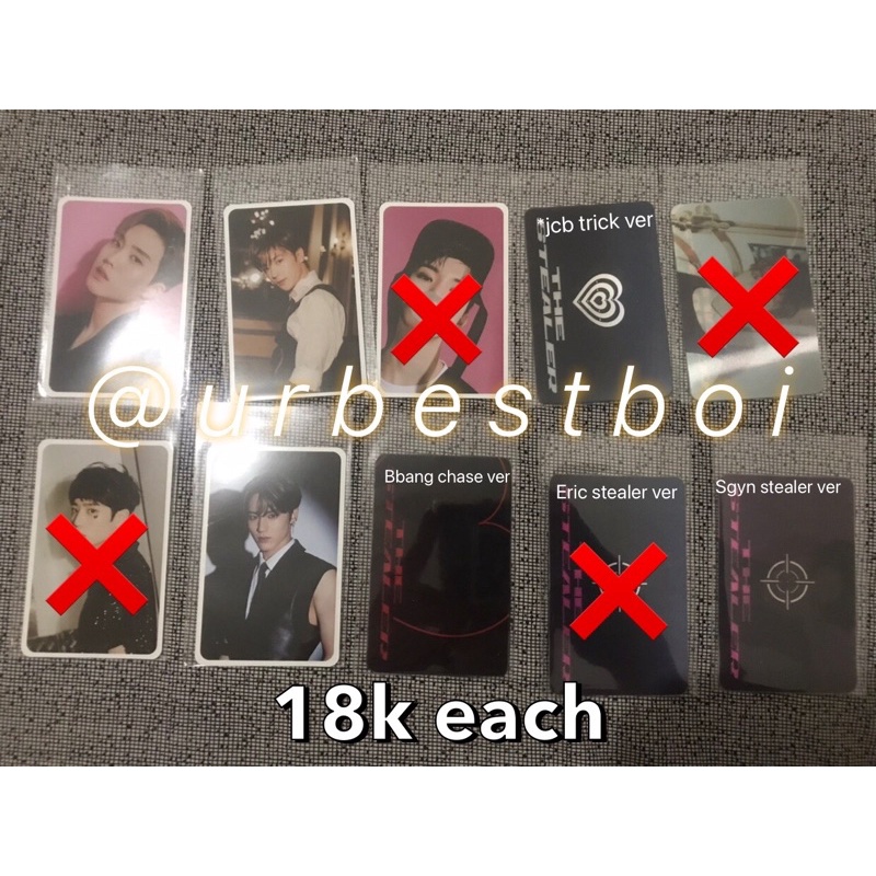 Ticket Lenti Photocard Chase The Stealer Sangyeon Jacob Hyunjae Younghoon Q Changmin Sunwoo Eric