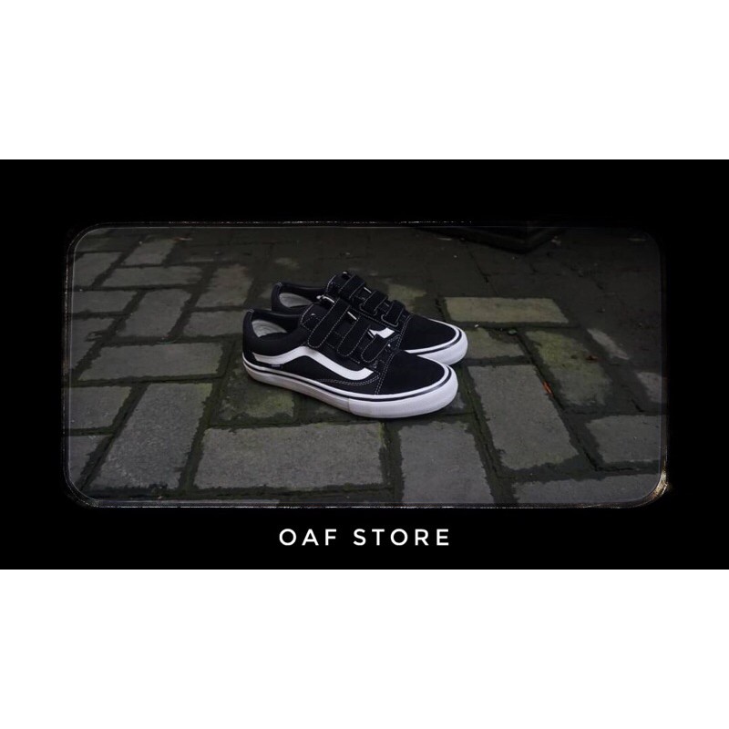 Vans OldSkool Pro Velcro - Black/White