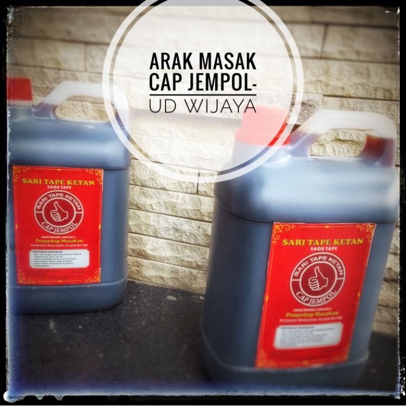 

Arak masak,2 liter.Untuk penyedap masakan/Tambahan penunjang bumbu instant.