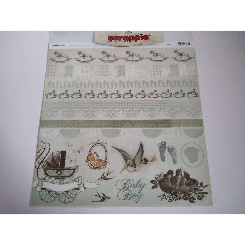 

sticker scrapbook baby boy