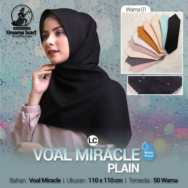 SEGIEMPAT VOAL MIRACLE UMAMA SCARF / VOAL UMAMA MIRACLE MURAH