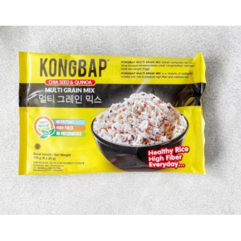 Kongbap mix rice chia seed quinoa 150 gr ( 6x25gr)