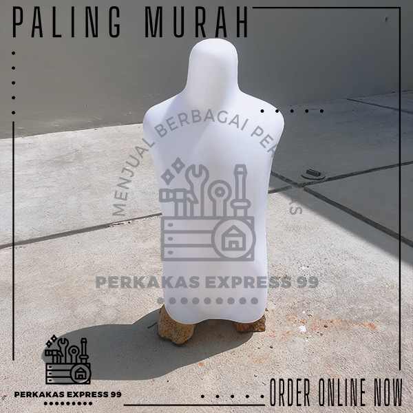 Manekin / Patung Display DressMaker Anak 5 - 10 tahun Anti Peyot warna BENING