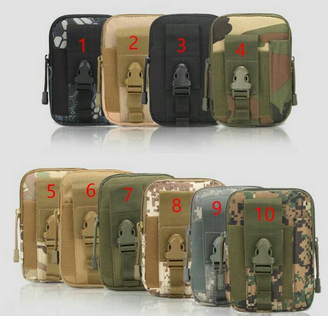 Tas pinggang import/aksesoris gadget/sarung hp/tas army/waist bag