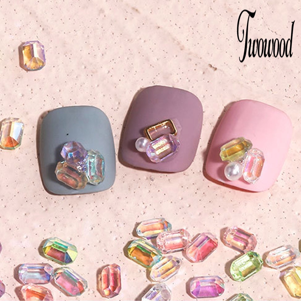 30 Pcs Ornamen Perhiasan 3D Bahan Resin Warna-Warni Tahan Air Untuk Dekorasi Nail Art