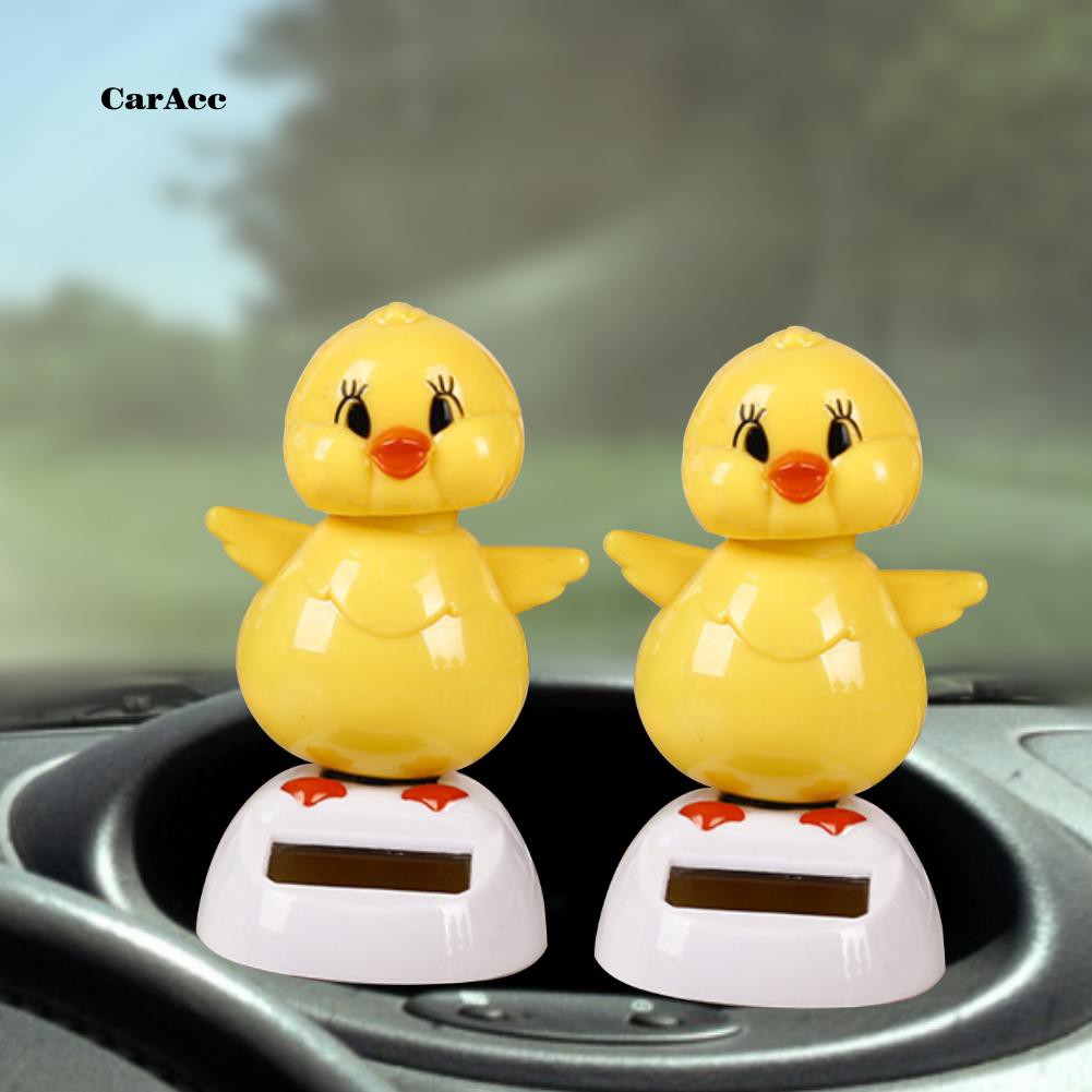 Cara Pajangan Dashboard Mobil Model Anak Ayam Kartun Lucu Tenaga