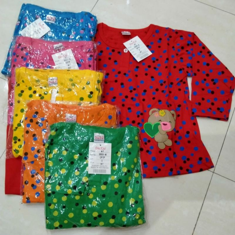 Baju Tidur SIELIE PP Anak SML Warna Tua KT 6031 A