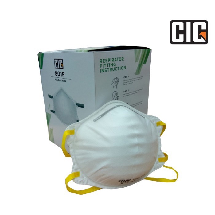 Safety Mask CIG 801F Murah - Ecer/Box