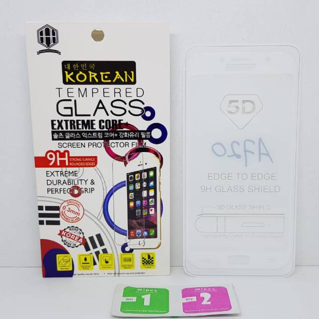 KOREAN Tempered Glass Samsung A7 2017 5.7&quot; FULL SCREEN Guard TG 5D Samsung A720 FULL GLUEFULL LAYAR