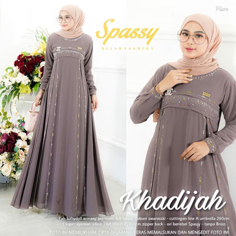 Gamis spassy khadijah maxy