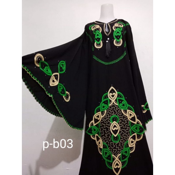 PROMOABAYA MAHAR PERNIKAHAN, ABAYA JETBLACK BORDIR ABAYA SHOLAT ARAB