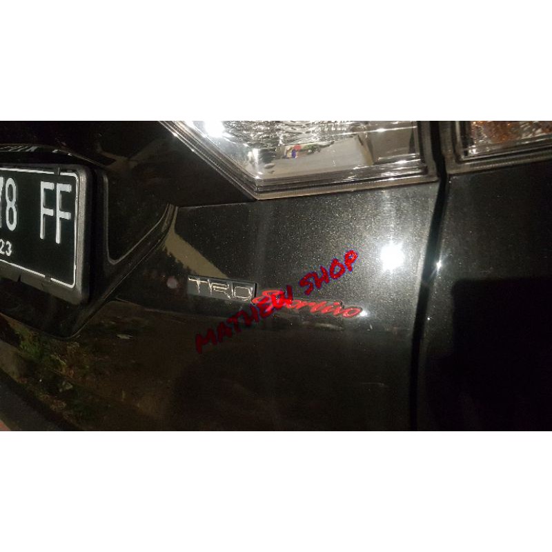 Emblem Tulisan TRD Sportivo Besar / Logo Belakang Trd Sportivo / Logo Trd Sportivo