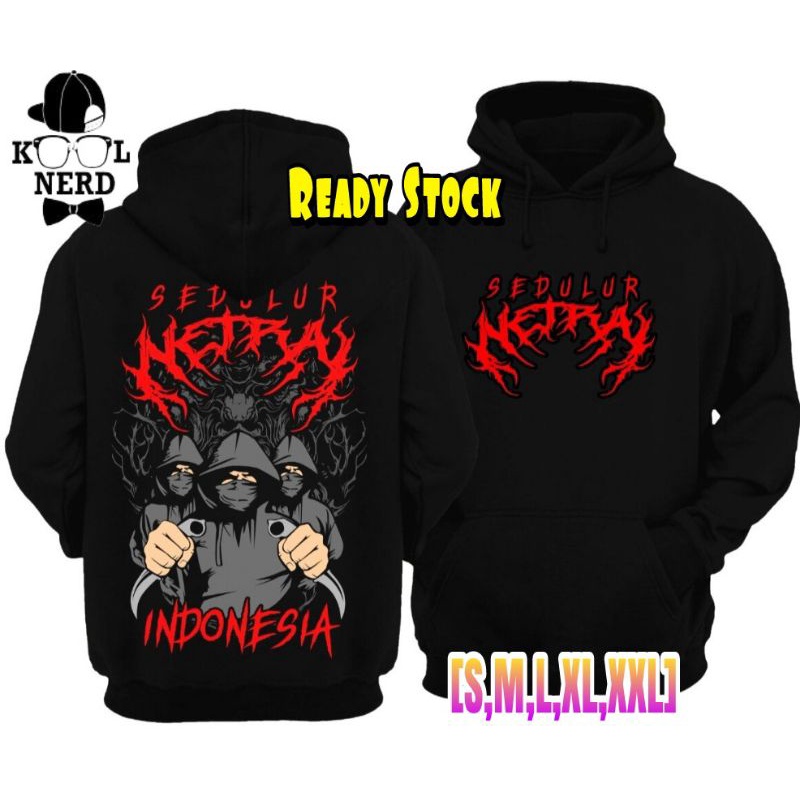 HOODIE JUMPER SEDULUR NETRAL INDONESIA PREMIUM QUALITY SABLON