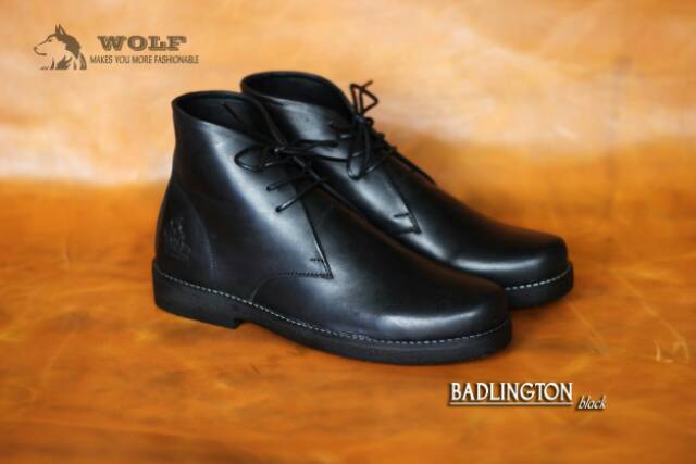 SEPATU BOOT KULIT ASLI WOLF BADLINGTON ORIGINAL