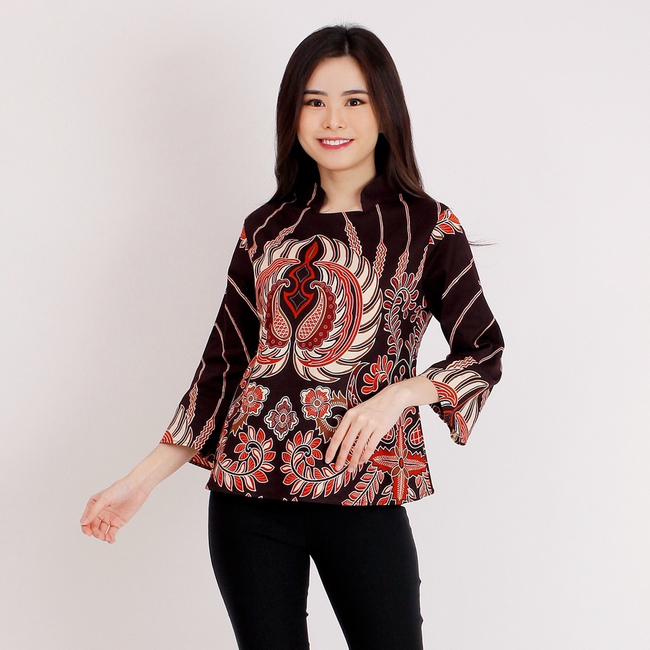 Batik Wanita - Atasan Batik 559 - 974-Brown A