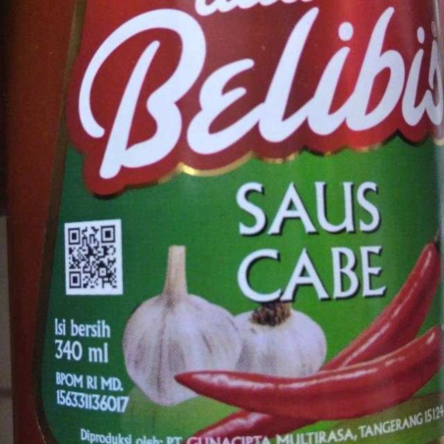 

Saus cabe 2 belibis 340ml