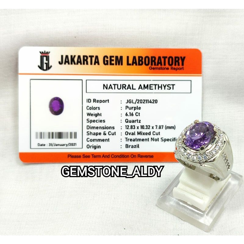 TOP QUALITY BATU KECUBUNG AMETHYST ASLI NATURAL BERSERTIFIKAT SIAP PAKAI...