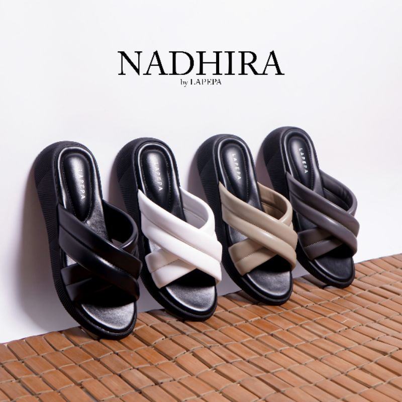 Nadhira by LAPEPA sandal wanita slip on Casual & Trendy