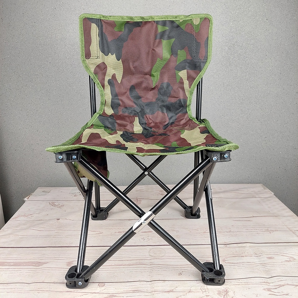 Kursi Lipat Memancing Outdoor Camping Portable 33x33x53CM Murah - Camouflage