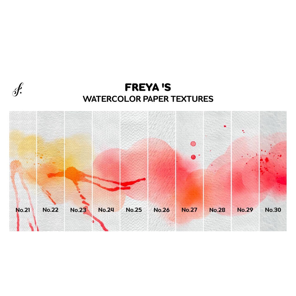 Procreate Brush - Freya Watercolor Paper Texture Brushes