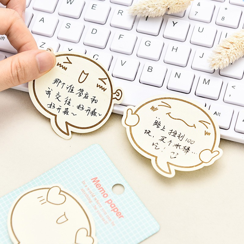 Sticky Note Bentuk Emoji Kartun Kreatif untuk Kantor/Pelajar-4