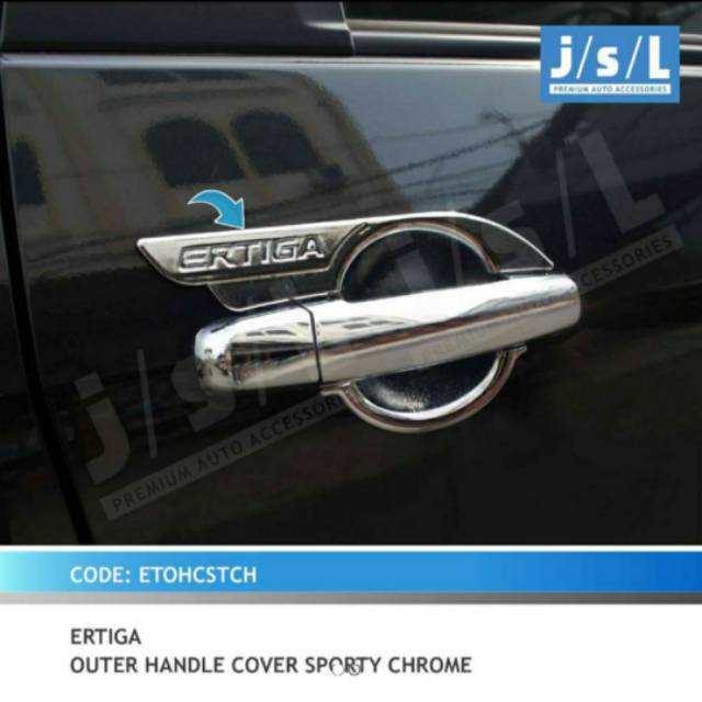 Outer mobil Ertiga model sporty chrome jsl