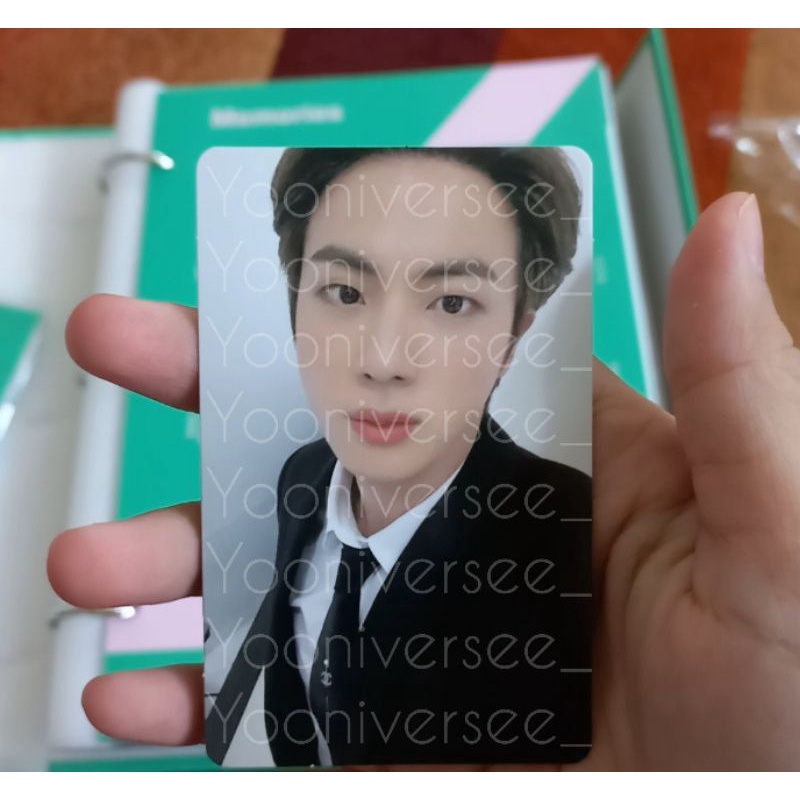 Photocard Pc Memo 20 jin Memories 2020 seokjin bts (baca deskripsi)