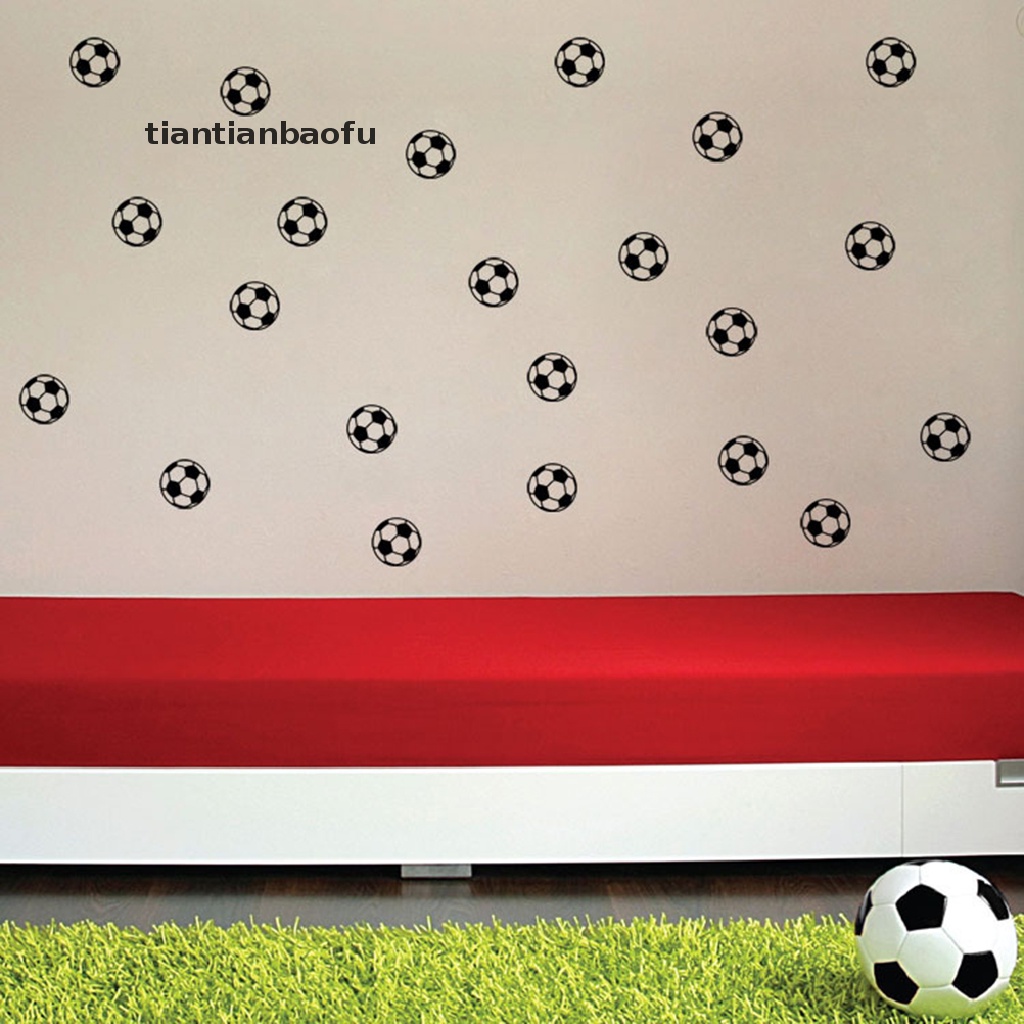 [tiantianbaofu] 20 x Football Kids Nursery Bedroom Wall Art Stickers Wall Decals Wall Graphics Boutique