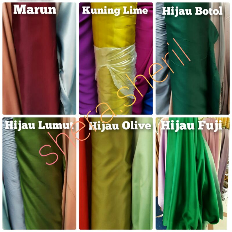 Satin Velvet / Kain Satin Velvet / Bahan Velvet / Bahan Satin Velvet