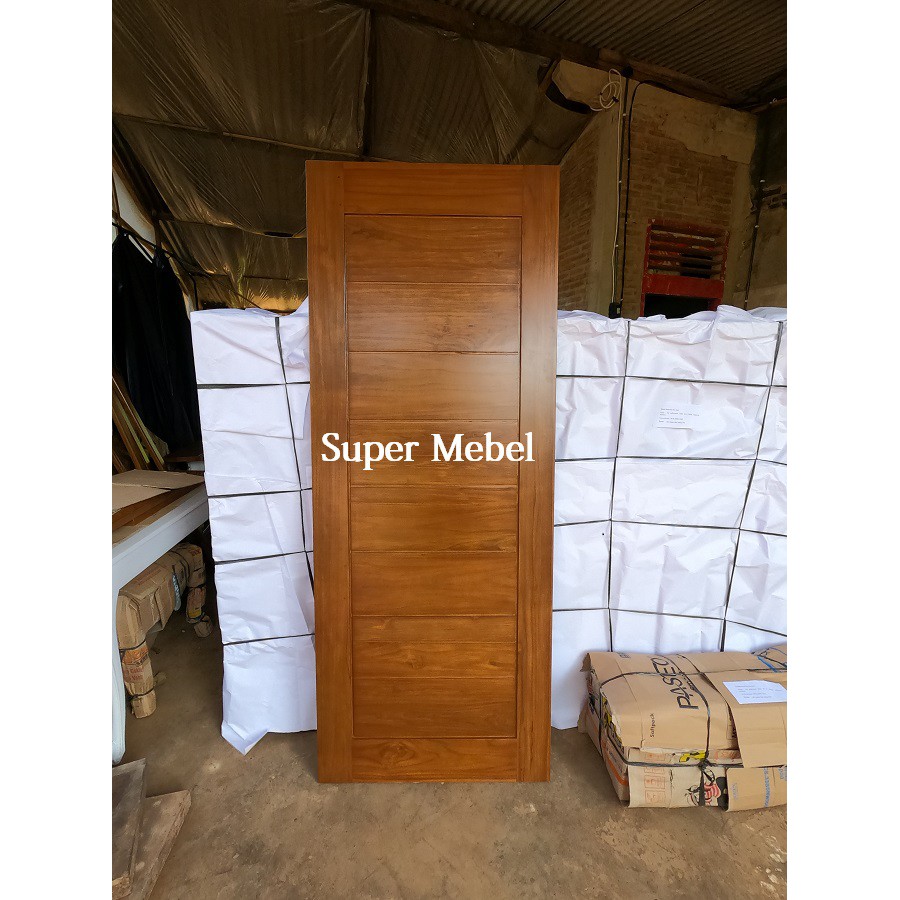 Pintu Rumah Kayu Jati Minimalis Mebel Jepara