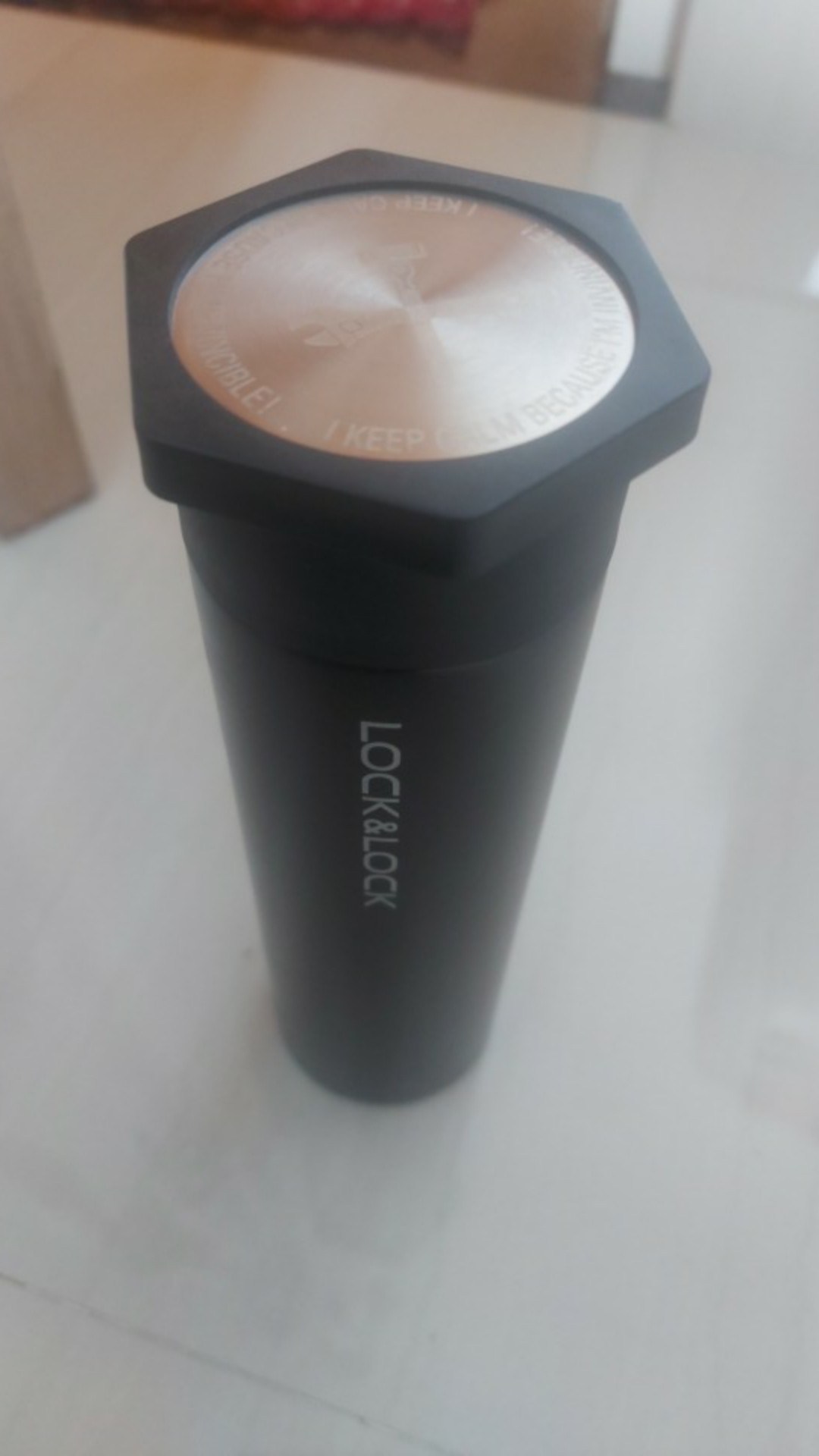 Lock&lock Locknlock Hero Tumbler 350ml / 400ml Black Silver