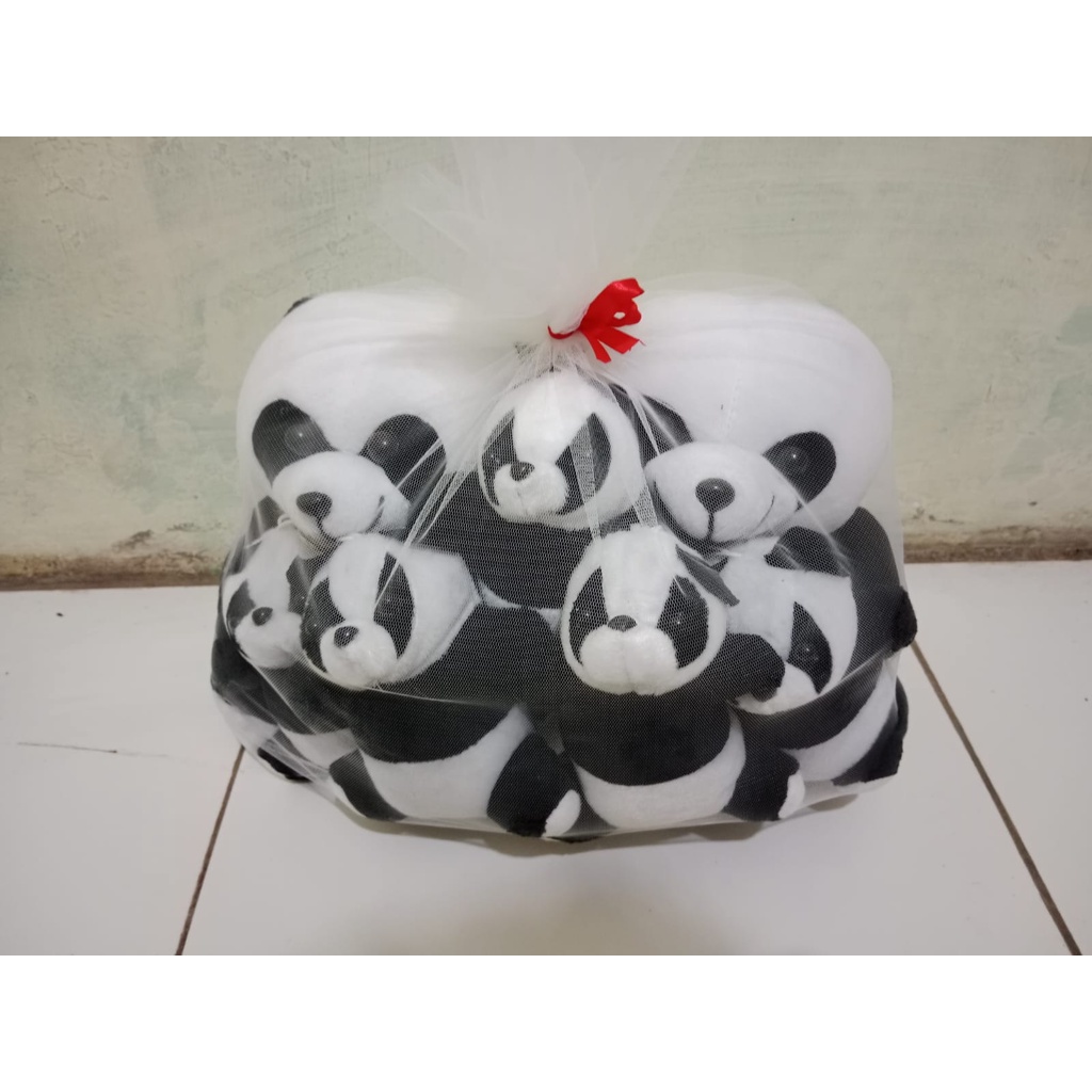 Boneka Beranak panda isi 7pcs ( 2 besar 5 kecil )