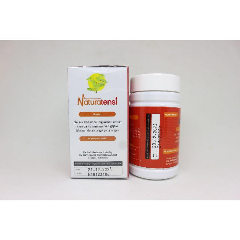 Naturatensi Naturafit Asli 100% Original / Obat Hipertensi Darah Tinggi (isi 50 Kapsul)