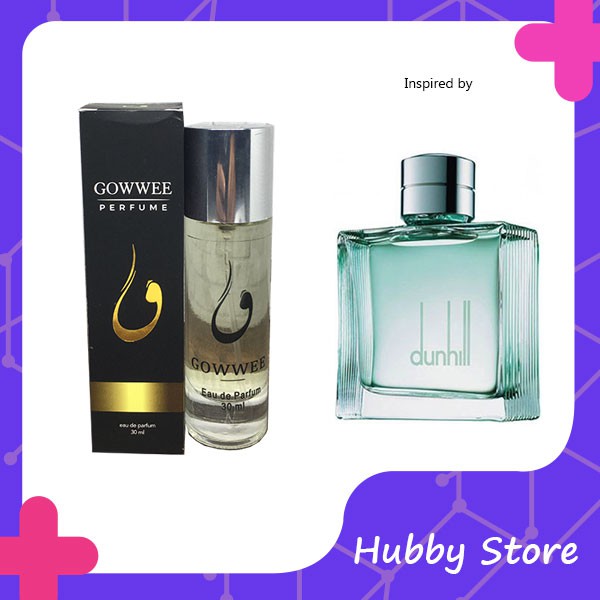 Gowwee Parfum Alfred Dunhill Fresh - Inspired - Parfum Pria Aroma Woods,Green,Freesia,Basil,Mint