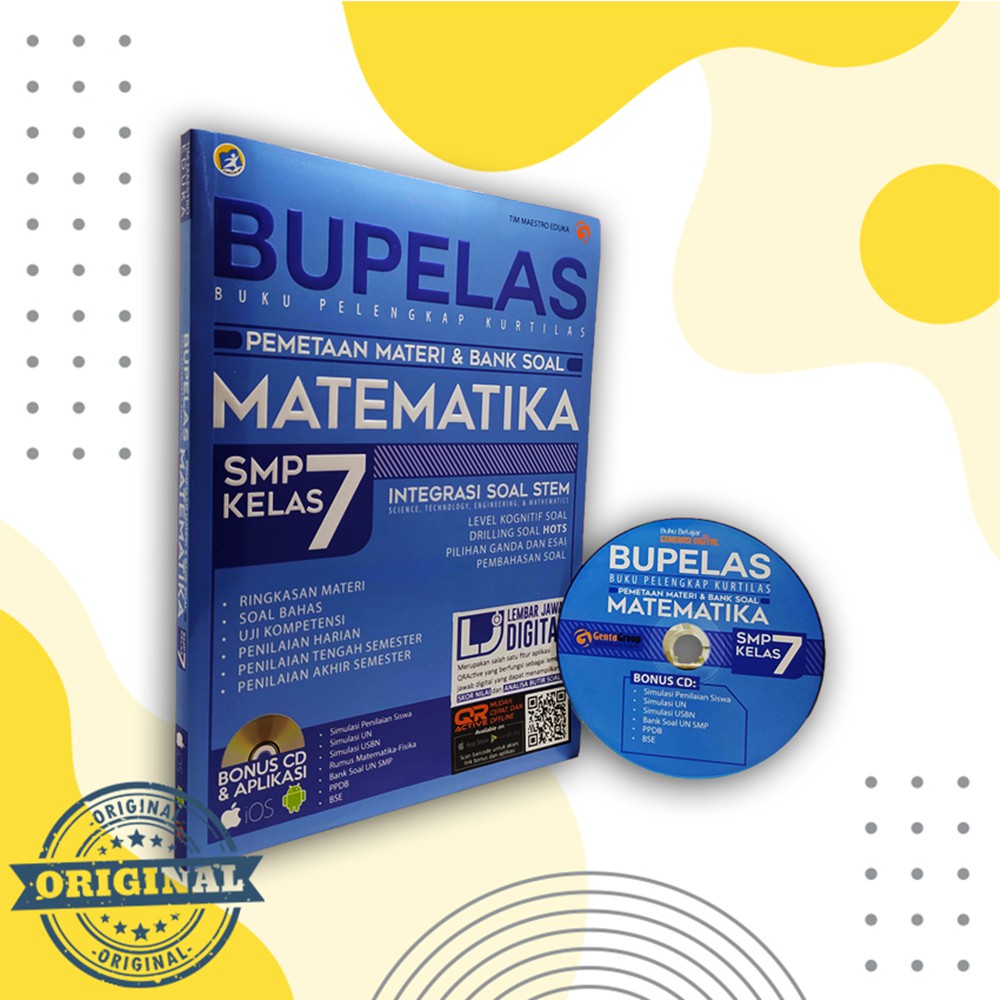 Jual Buku Pelajaran SMP Pemetaan Materi & Bank Soal Matematika SMP ...