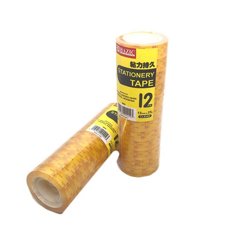 

Isolasi Kado Transparant BAZIC 12mm (12pc)