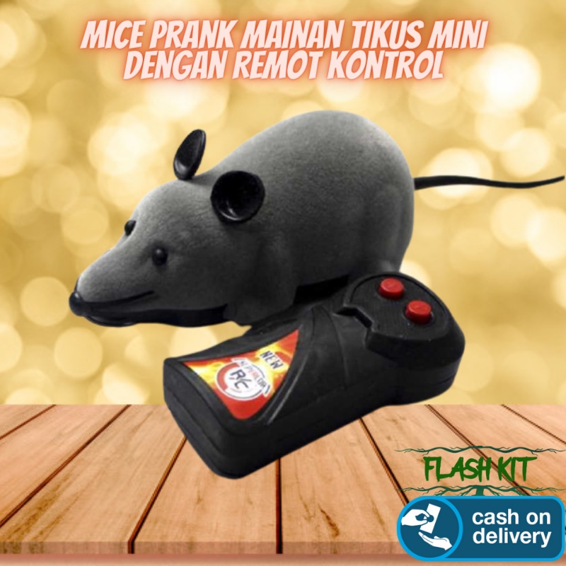 Mainan Prank Tikus Mice Mouse Mini Dengan Remote Control Baterai AAA