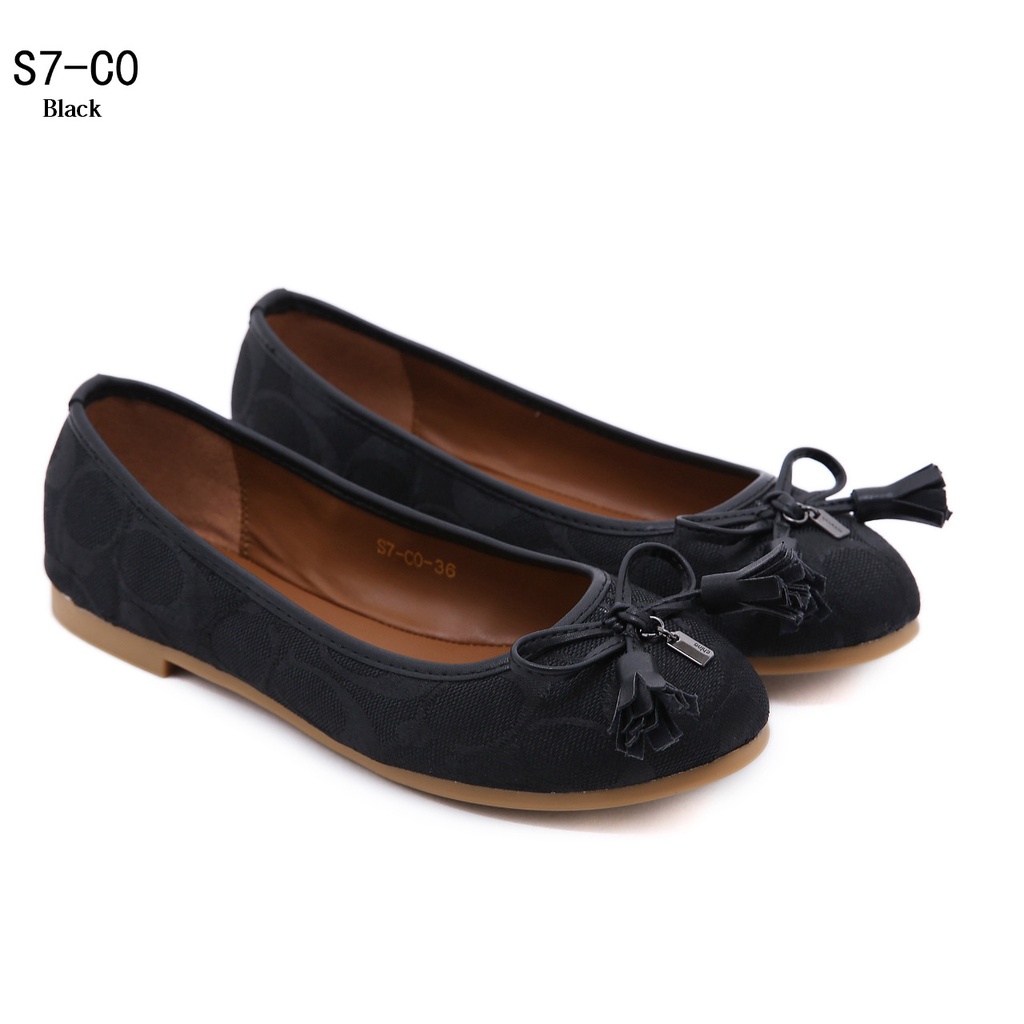 Signature Canvas Flats Shoes #S7-C0