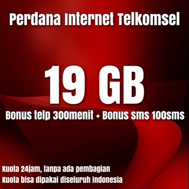 Kartu Internet Telkomsel Murah Kuota 19gb Shopee Indonesia