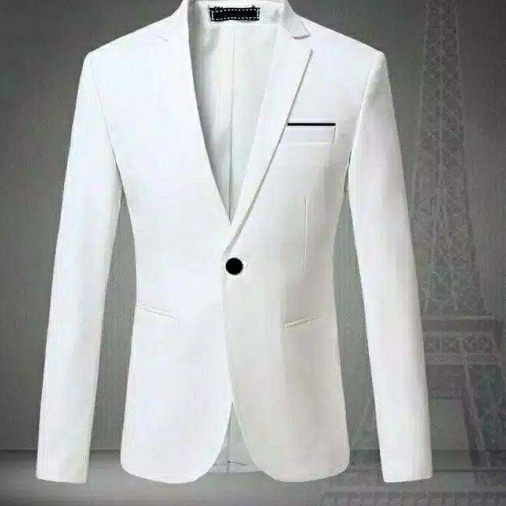Sudah READY.. JAS PRIA PUTIH | JAS PUTIH PRIA | BLAZER PRIA PUTIH | JAS FORMAL PRIA | BLAZER PUTIH