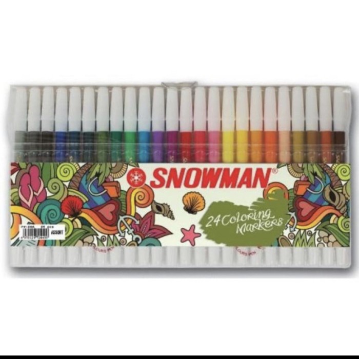 

Spesial Spidol Snowman 24 Warna Marker Murah
