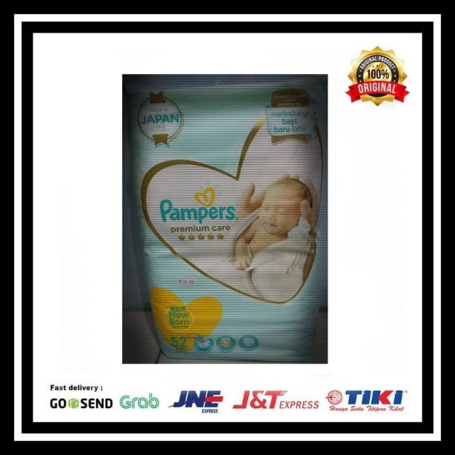 PAMPERS PREMIUM CARE PEREKAT NEWBORN 52