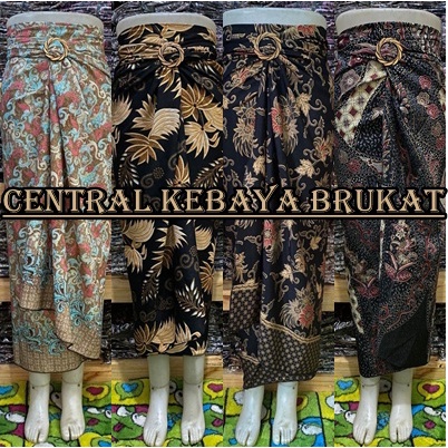 rok lilit batik / rok wanita batik/kain sutra lembut / rok batik modern / bawahan kebaya/ rok Batik 