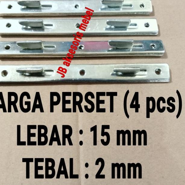 ✯ HAK DIPAN 6" PERSET 4pcs / BRACKET RANJANG 15 cm / BED FITTING ♝