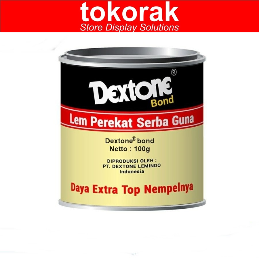 DEXTONE LEM BOND AIBON 101 KALENG 100 GR - LEM KARET SOL SEPATU