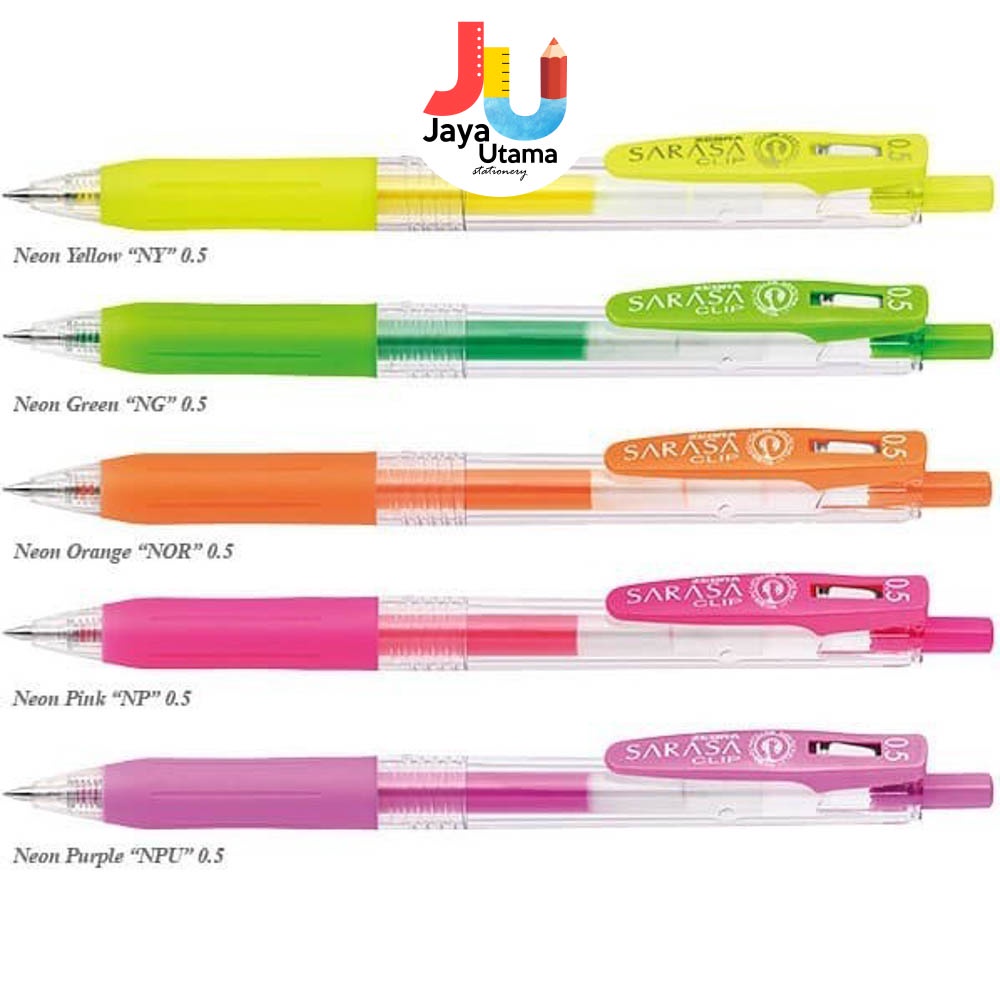 

Zebra Sarasa Clip 0.5 Mm NEON